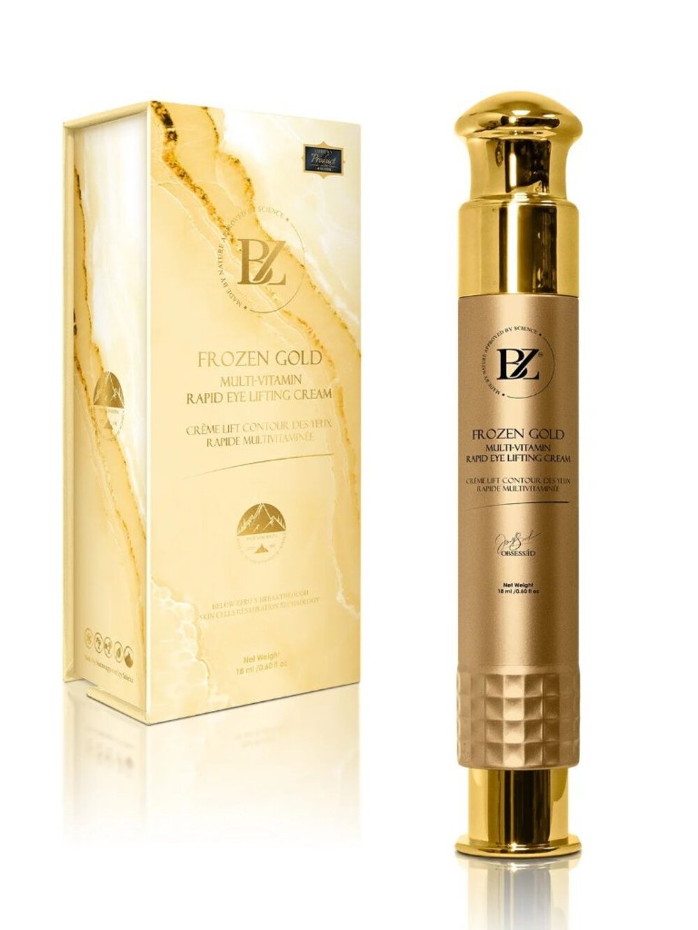 Below Zero Frozen Gold Multivitamin Rapid Eye Lifting Cream